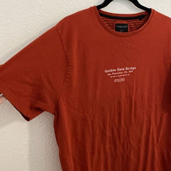 Denim & Flowers- Golden Gate Bridge T-shirt- Size XL - Picture 3 of 7